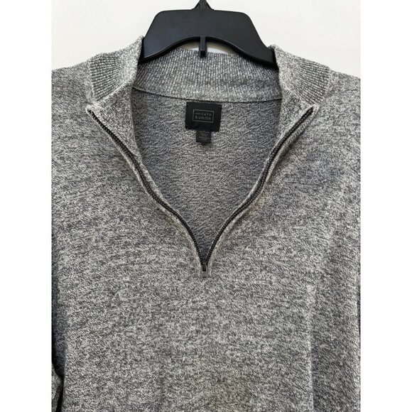 14th & Union Men's Quick arter Zip Grey Long Sleeve New Pullover Sweater large - Picture 3 of 5